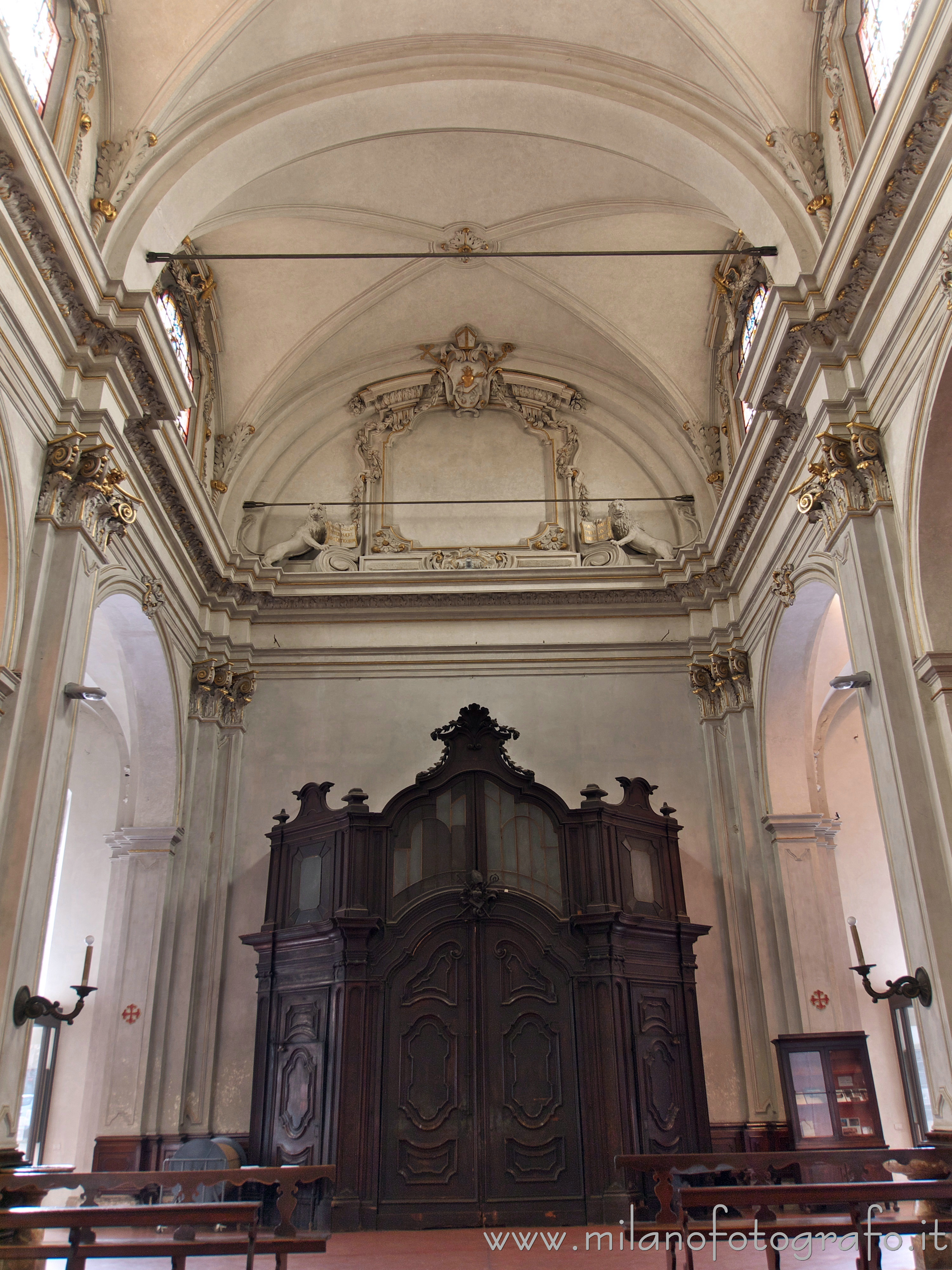 Milan (Italy) - Counterfacade of the Basilica of San Marco - Full resolution picture